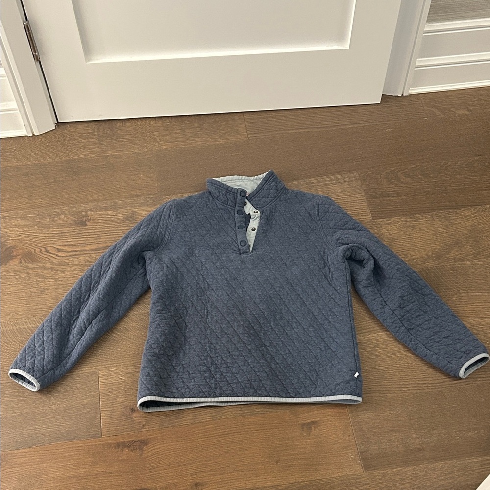 Orvis Women's Blue Quilted Sweater